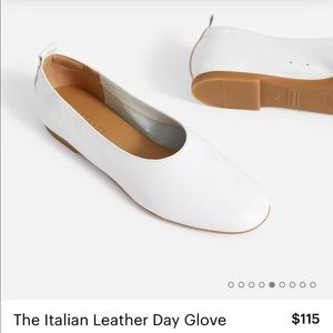 Everlane Day Glove White Flats